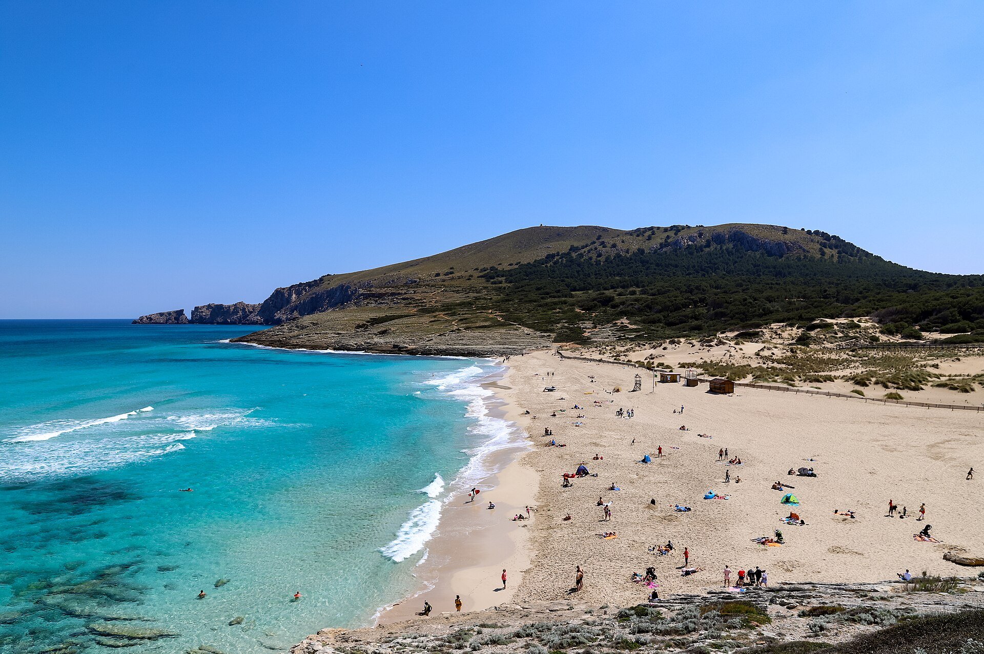 Playa de Cala Mesquida en Mallorca
