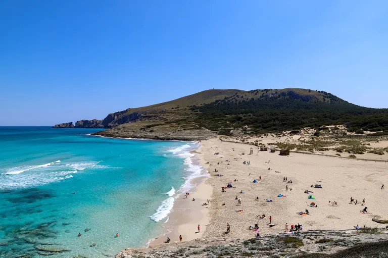Playa de Cala Mesquida en Mallorca